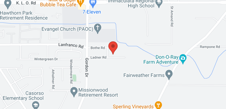 map of 1312 Ladner Road